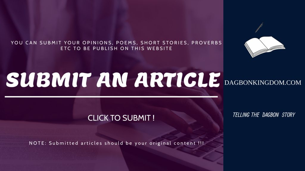 submit articles to dagbonkingdom.com