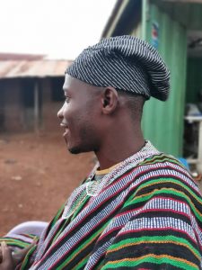 Traditional Dagbon hats : wearing the Hat towards the back