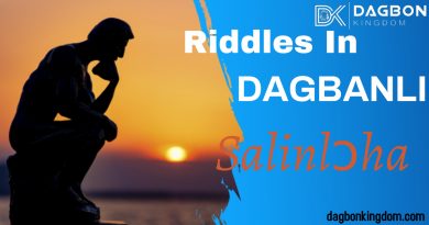 riddles in Dagbanli -Salinlɔha