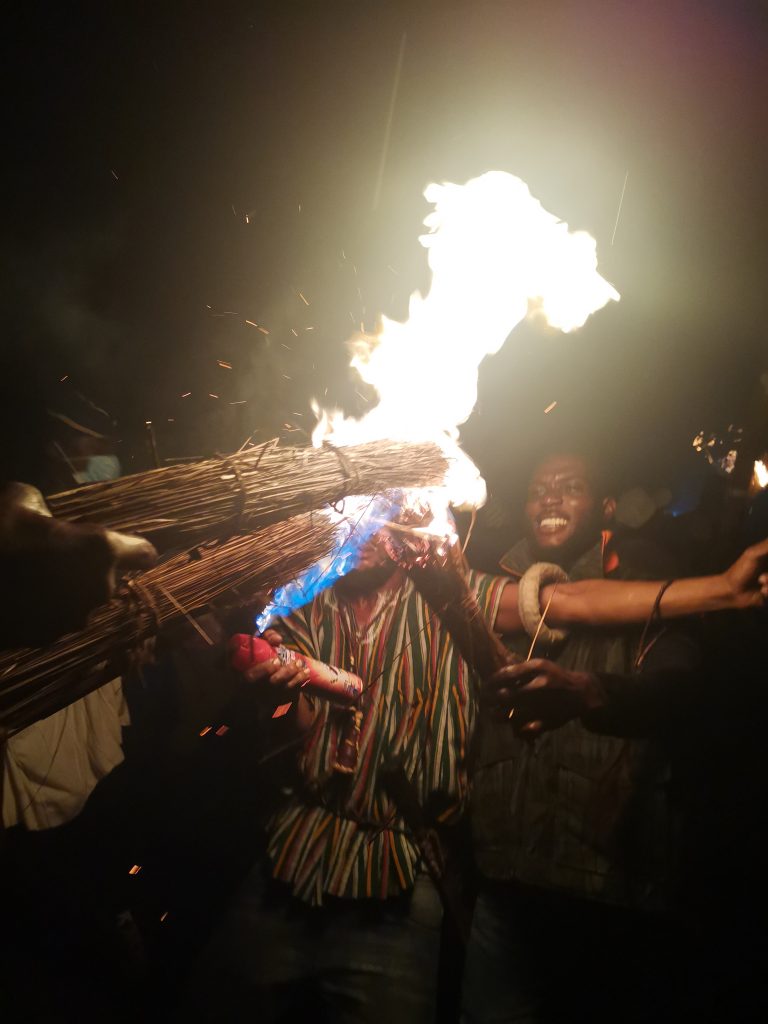 The Bugum festival ( Fire Festival) among the Dagomba people
