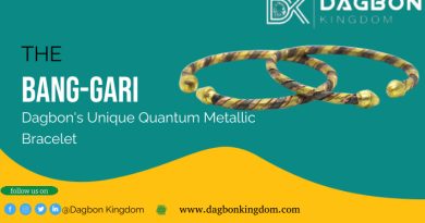 The Bang Gari Dagbon's Unique Quantum Metallic Bracelet