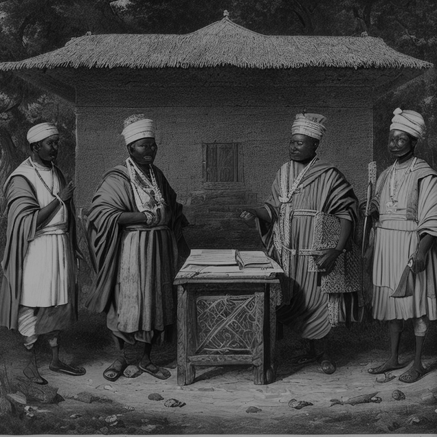 1787707387 generate an image for a website feature image based on this title Exploring the Golden Era Of Dagbon Kingdom The Impact of Moliyili Scholars - Dagbon Kingdom: Your Gateway to the Best of Culture, History & Tourism