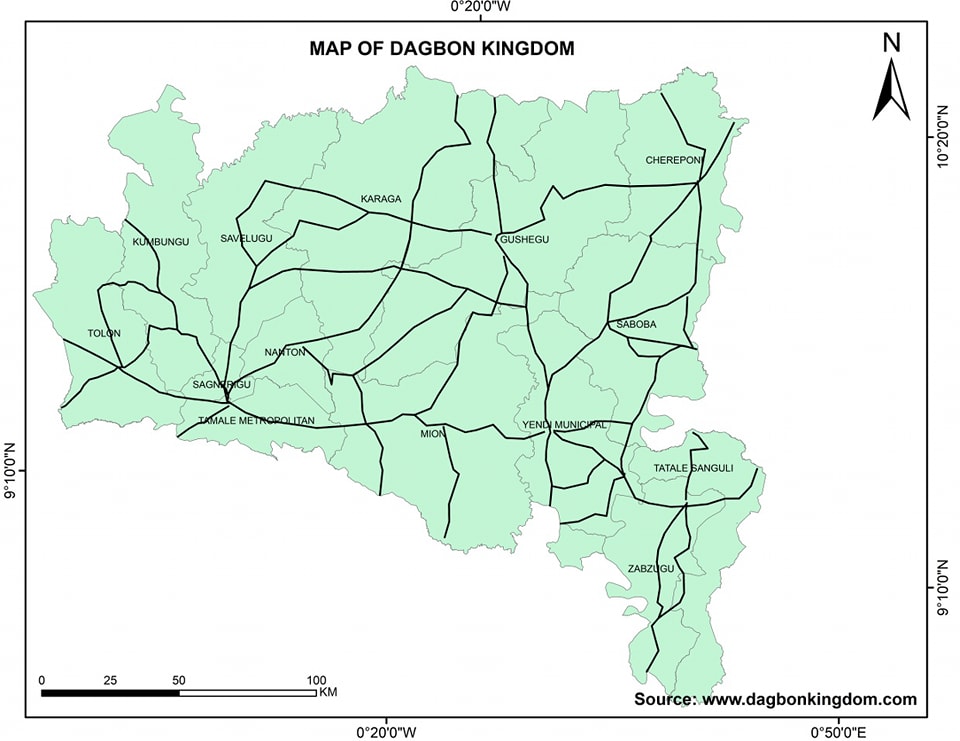Asantes and Dagomba War: History Beyond Myths, Conquest Claims, and Colonial Distortions - Dagbonkingdom.com Asante Dagomba war - Map of Dagbon Kingdom