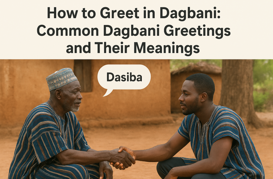 Dagbani Language Learning Center - Dagbonkingdom.com How to Greet in Dagbani Common Dagbani Greetings and Their Meanings