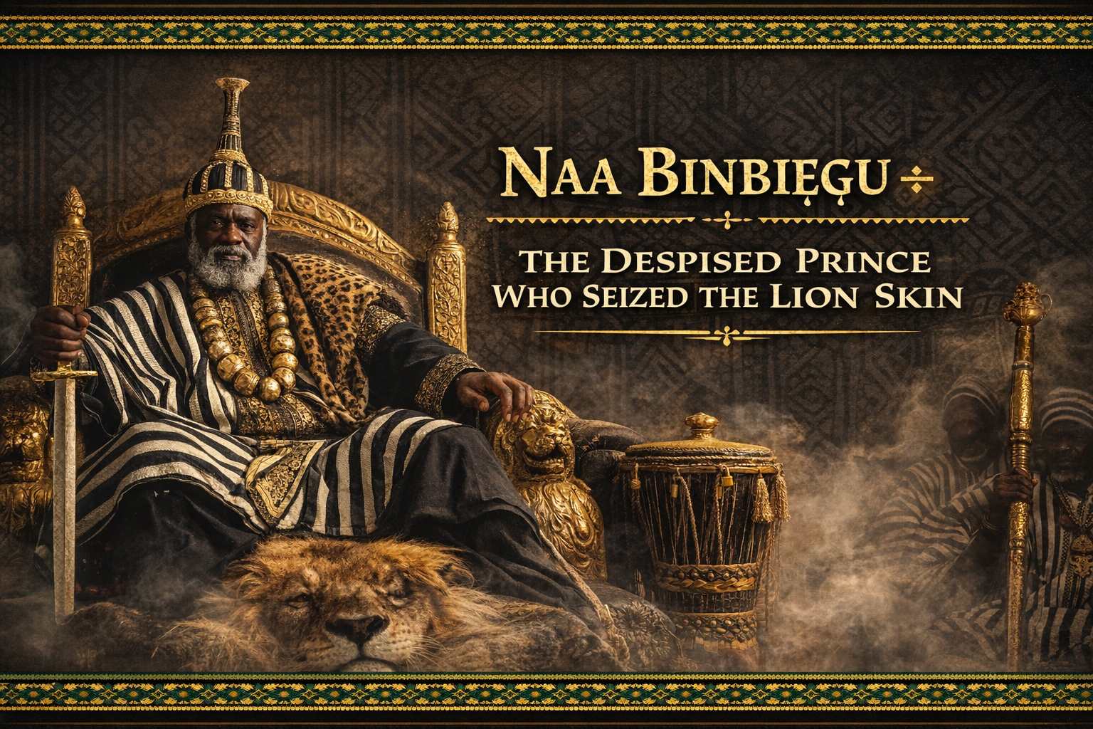 Naa Binbiɛɣu: The Despised Prince Who Seized the Lion Skin